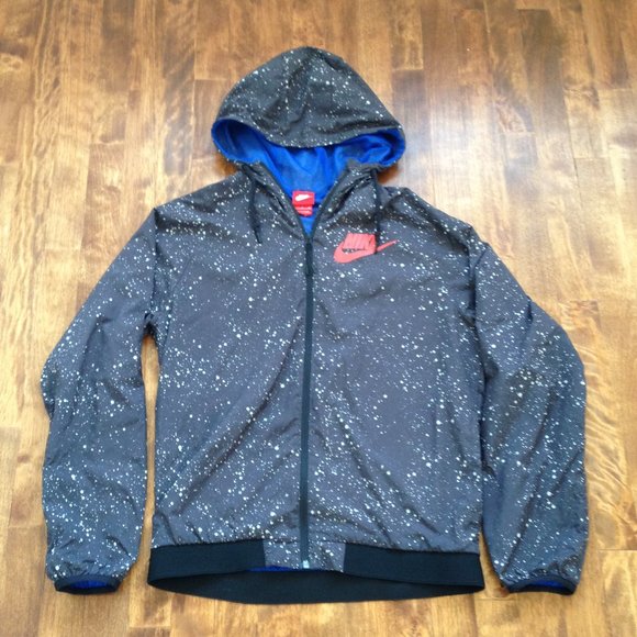 Nike - Black & White Paint Splatter Windbreaker - Picture 10 of 14
